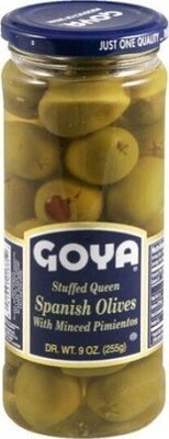 Stuffed Queen Spanish Olives With Minced Pimientos