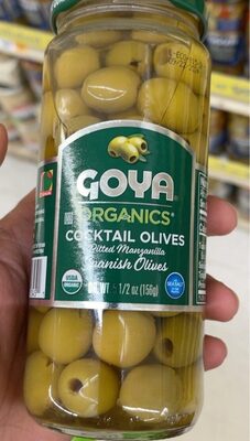 Pitted Manzanilla Cocktail Olives With Sea Salt, Sea Salt