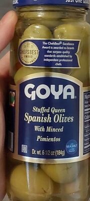 Stuffed Queen With Minced Pimientos Spanish Olives