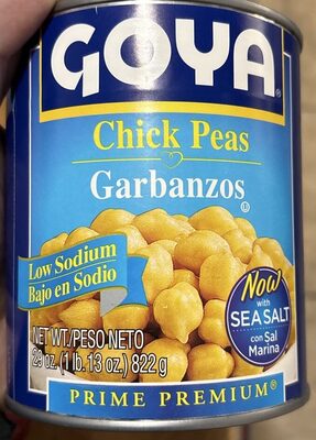 Low Sodium Chick Peas