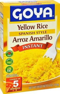 Instant Yellow Rice, Spanish Style