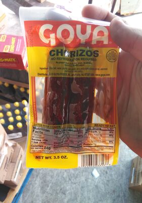 Goya Chorizos, 2 Count, 3 1/2 Ozs