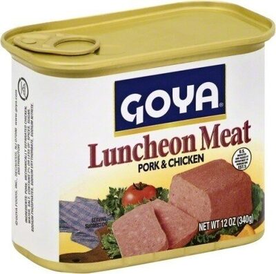 Pork & Chicken Luncheon Meat, Pork; Chicken