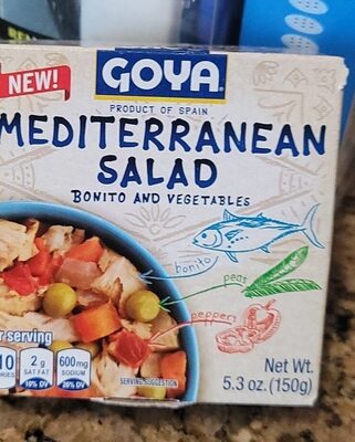 Bonito And Vegetables Mediterranean Salad