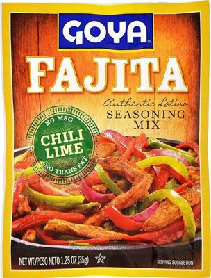 Authentic Latino Fajita Seasoning Mix, Chili Lime