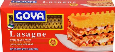 Oven-Ready Pasta, Lasagne
