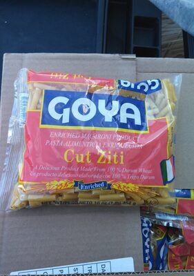Enriched Macaroni Product, Cut Ziti