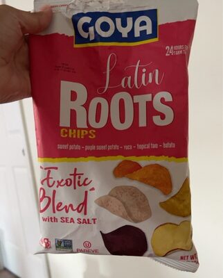 Latin Roots Chips Extotic Blend With Sea Salt, Sea Salt