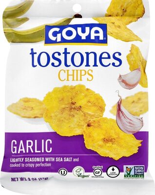 Garlic Tostones Chips, Garlic