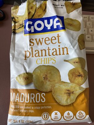 Maduros Sweet Plantain Chips, Maduros