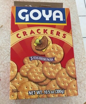 Goya Crackers, 3 Count, 10.5 Oz
