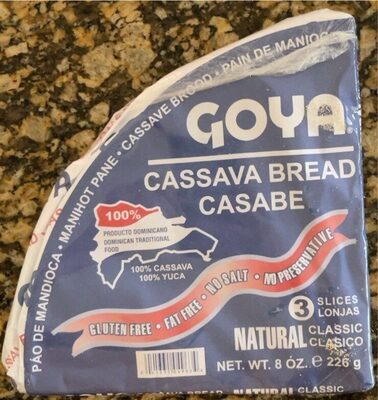 Classic Natural Cassava Bread Slices, Classic
