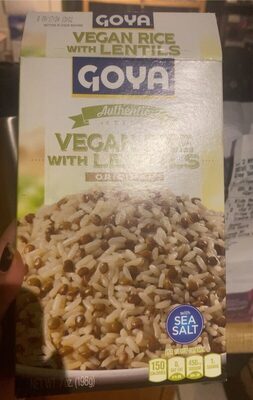 Original Vegan Rice With Lentils, Original