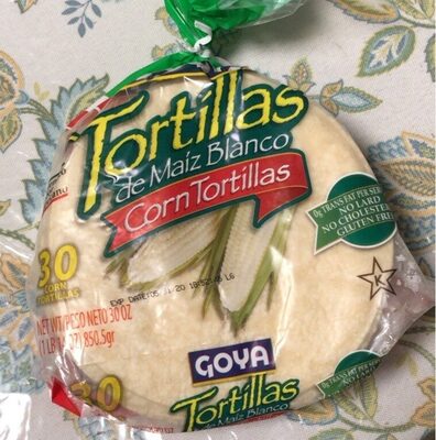 Goya Corn Tortillas, 30 Count, 30 Oz