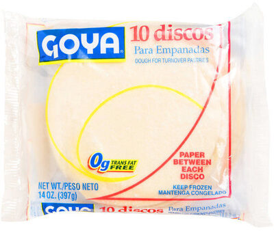 Discos Dough For Turnover Pastries
