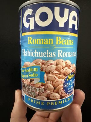 Low Sodium Roman Beans