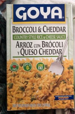 Broccoli & Cheddar Country Style Rice & Cheese Sauce, Broccoli; Cheddar