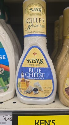 Blue Cheese With Gorgonzola Dressing, Blue Cheese With Gorgonzola