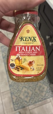 Italian With Garlic And Asiago Cheese Dressing, Italian With Garlic And Asiago Cheese