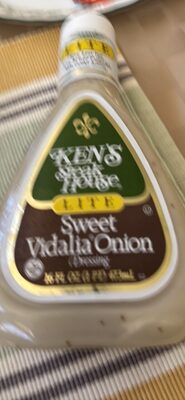 Lite Sweet Vidalia Onion Dressing, Lite Sweet Vidalia Onion