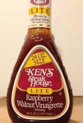 Lite Raspberry Walnut Vinaigrette Dressing & Marinade, Lite Raspberry Walnut Vinaigrette