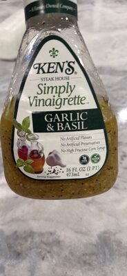 Garlic & Basil Dressing, Garlic & Basil