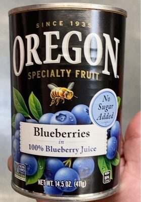 Blueberries In 100% Blueberry Juice, Blueberries