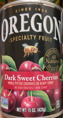 Whole Pitted Cherries In Heavy Syrup, Dark Sweet Cherries
