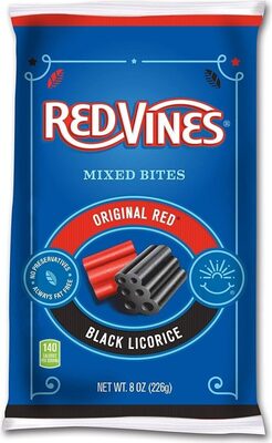 Original Red, Black Licorice Mixed Bites, Original Red, Black Licorice