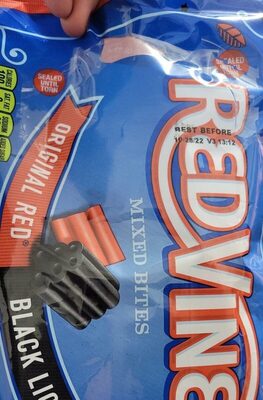Original Red, Black Licorice Mixed Bites, Original Red, Black Licorice