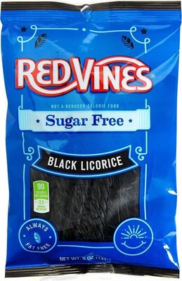 Black Licorice Sugar Free Twists, Black Licorice