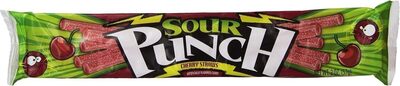 Cherry Straws Flavored Candy, Cherry Straws