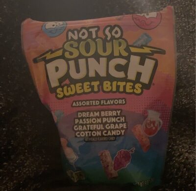 Assorted Dream Berry, Passion Punch, Grateful Grape, Cotton Candy Flavored Candy Sweet Bites, Assorted