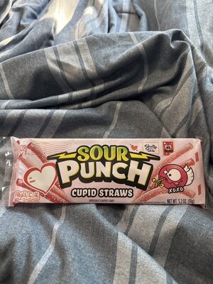 Cupid Straws Candy, Fruit Punch, Strawberry Lemonade, Watermelon