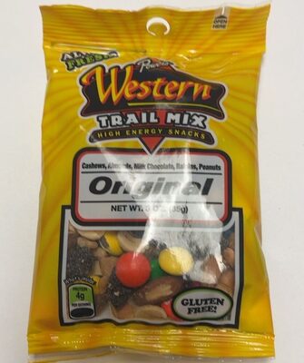 Original Peanuts, Milk Chocolate, Raisins, Almonds, Cashews Western Trail Mix, Original