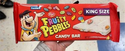 Post Fruity Pebbles Candy Bar King Size, 2.75 Oz
