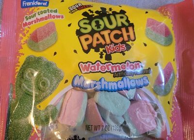 Watermelon Sour Coated Marshmallows, Watermelon