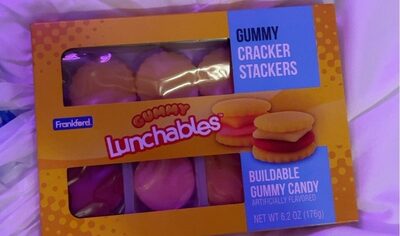 Cracker Stackers Buildable Gummy Candy, Original, Watermelon, Strawberry, Pineapple, Mango