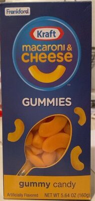 Macaroni & Cheese Gummy Candy, Macaroni & Cheese