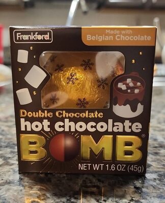 Frankford Double Chocolate Hot Chocolate Bomb, Double Chocolate