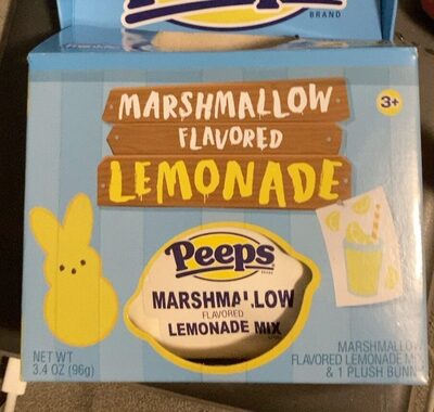 Marshmallow Flavored Lemonade Mix & 1 Plush Bunny, Marshmallow