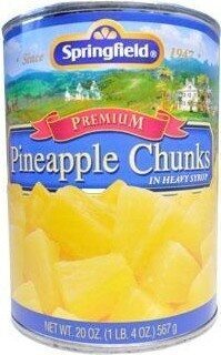 Pineapple Chunks In Heavy Syrup