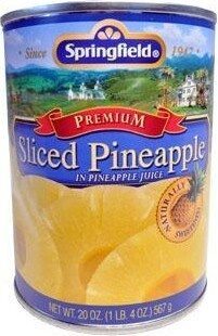 Sliced Pineapple In Pineapple Juice, Pineapple
