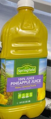 100% Pineapple Juice From Concentrate With Added Ingredient, Pineapple