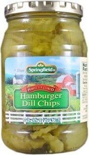 Hamburger Dill Pickle Chips, Hamburger