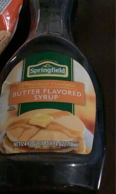 Butter Flavored Syrup, Butter