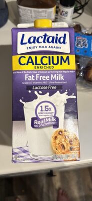 Lactose Fat Free Milk