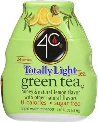 Honey & Natural Lemon Flavor Green Tea Liquid Water Enhancer, Honey; Lemon