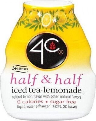 Iced Tea Lemonade Half & Half Liquid Water Enhancer