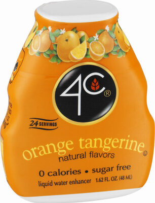 Orange Tangerine Liquid Water Enhancer, Orange; Tangerine